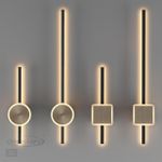 4257/18WL HIGHTECH ODL21 315 черн/ант.бронза Настен.светильник IP20 LED 18W 1148Лм 3000K STILO