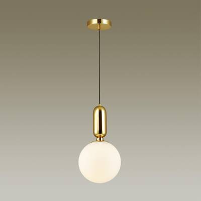4669/1 PENDANT ODL20 471 золотой/белый Подвес E27 1*40W (тип лампы СВЕЧА ) 220V OKIA