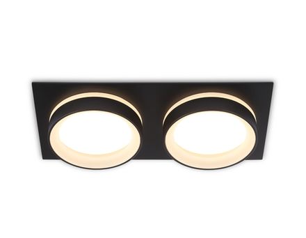 Светильник встраиваемый TN6712/2 BK черный IP44 GX53/2 max 15W 210*105*45