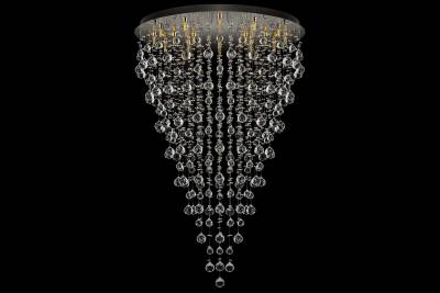 Подвесная хрустальная люстра Arti Lampadari Flusso H 1.4.80.615 N