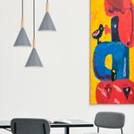 SLE1255-423-01 Светильник подвесной Черный/Серый E27 1*40W