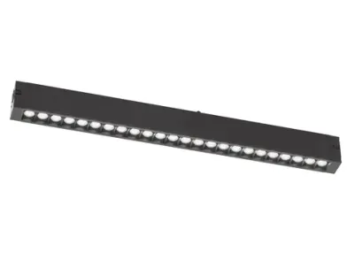 Светильник трековый светодиодный Magnetic SMART 220V 25mm GL8085 BK черный IP20 18W 3000-6000K 24° 410*25*41