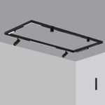 135300 PORT NT25 200 черный Шинопровод накладной/подвесной в комплекте заглушки 2шт, крышка и соединит. планка, 2м IP20 90-240V VECTOR