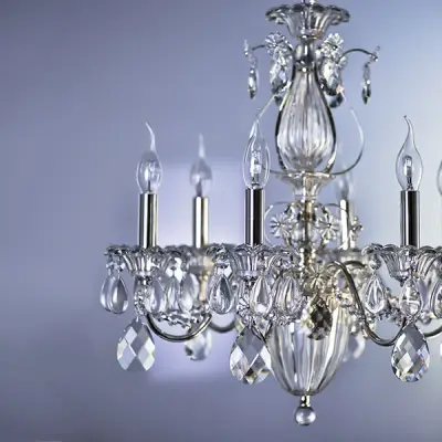 790064 Люстра SCHON 6x60W E14 Silver Lightstar