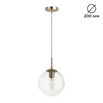 6509/1B SUSPENTIONI LN26 409 золотой Подвес E27 1*60W 220V SUMMER