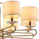 IL6196-8P-17 GD светильник потолочный ILLUMICO, E14х8