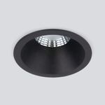 Встраиваемый светодиодный светильник Lin 7W 4200К черный 15266/LED