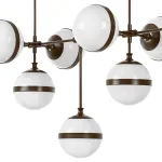 813197 Люстра GLOBO 9х40W E14 umber/white Lightstar