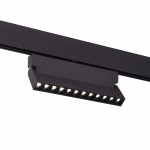ST362.446.12 Магнитный трековый светильник Черный LED 1*12W 4000K 1 009Lm Ra>80 36° IP20 L219xW22xH134 48V