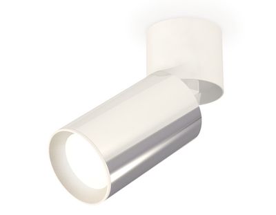 Комплект накладного поворотного светильника XM6325030 PSL/WH/SWH серебро полированное/белый/белый песок (A2220, C6325, N6101)