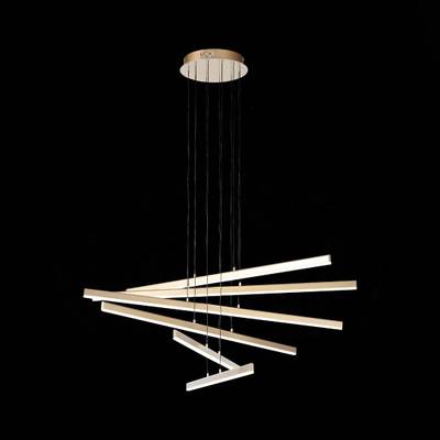 SL394.223.06 Светильник подвесной ST-Luce Матовое золото/Белый LED 6*16,6W 4000K