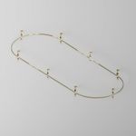 Шинопровод круглый из полукругов 1200мм Flarity латунь, TRX154-2SR-D1200-BS. TM Maytoni