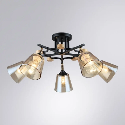 Потолочная люстра Arte Lamp GLASSY A5078PL-5BK, 5хE27