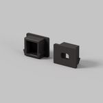 Комплект заглушек (для профиля 16×12) 10 шт., ALM-005-B-EC 642022. TM Maytoni