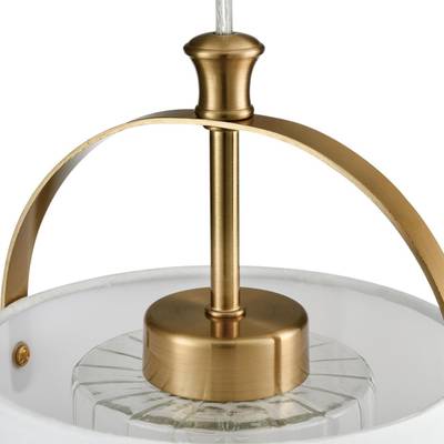 6593/1 MODERNI LN25 324 латунь/белый, металл/текстиль, стекло Подвес E14 1*40W 220V JANE