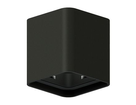 Корпус светильника накладной для насадок 70*70mm C7841 SBK черный песок 95*95*H100mm MR16 GU5.3