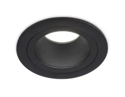 Светильник встраиваемый TN102824 BK/BK черный/черный GU5.3 D92*50