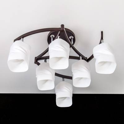 Citilux Берта CL126162 Люстра поворотная Венге Хром