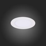 ST210.548.06 Св-к встр. Белый LED 1*6W 4000K 480Lm Ra80 110° IP20 D90xH30 220-240V