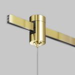 Коннектор с тросовым подвесом Tau в шинопровод Flarity латунь TRA154SW-1BS. TM Maytoni