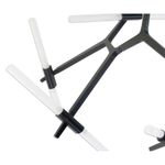 07531-12,19 Люстра Никс черный w130*53 h53-93 G9 12*5W (Led) (лампы в комплекте)