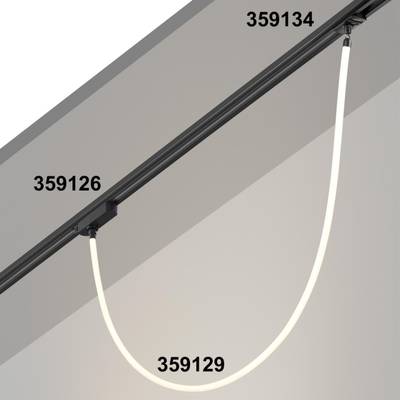 359129 KONST NT23 188 черный Светильник светодиодный IP20 LED 4000K 14W 170-265V 1400Лм RAMO