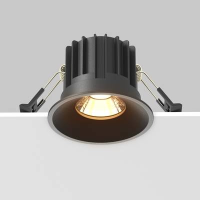 Встраиваемый светильник Round 2700K 12Вт 60° IP 20, DL058-12W2.7K-B. TM Maytoni