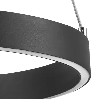 748017 Люстра SATURNO LED 24W 1600LM 70G ЧЕРНЫЙ 3000-6000K Lightstar