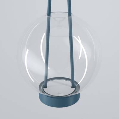 Подвесной светодиодный светильник со стеклянным плафоном 50267/1 LED синий