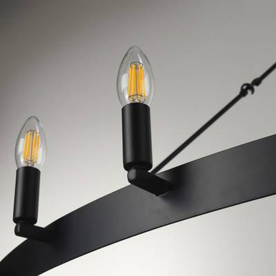 Citilux Смитсон CL470118 Люстра замковая подвесная Чёрная