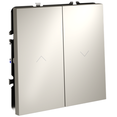 VLS020703 Выключатель встраиваемый VOLTUM S70 для жалюзи 10А, (кашемир). (ТМ Maytoni)