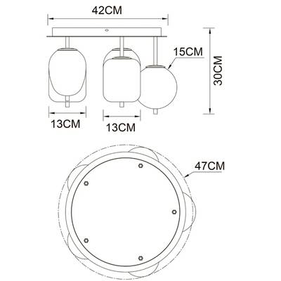 Потолочная люстра Arte Lamp FREDDIE A2231PL-5PB, 5хE14
