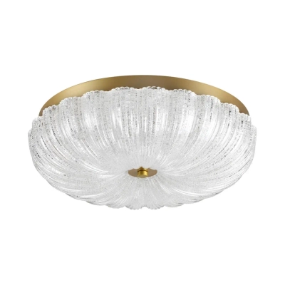 7719/48L PIKO LED SN 567 Светильник металл/стекло/прозрачный/золотой LED 48Вт 3000-6500K D400 IP20 пульт ДУ TESORO
