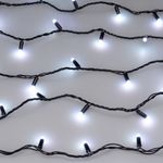 Светодиодная гирлянда ARD-STRING-CLASSIC-20000-BLACK-200LED-MILK-SYNC RGB (230V, 13W) (Ardecoled, IP65)