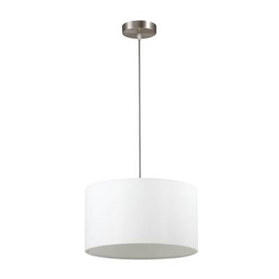 3745/2 MODERNI LN19 159 никель/белый, металл/текстиль Подвес E27 2*60W 220V NIKKI