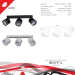 53001-9.5-003IL SPOT LIGHT GX53 BK светильник точ.