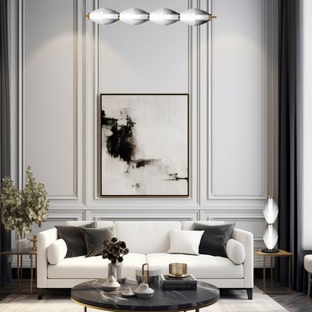 SL6130.403.24 Светильник подвесной ST-Luce Черный/Белый, Дымчатый LED 1*28W 3000K