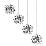 L4PL721134 Подвес четверной линейный EXTRA 4x3x5W(led) G9  (721134 - 4 + 572144 -1) ХРОМ Lightstar