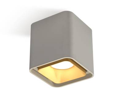 Комплект накладного светильника XS7842004 SGR/SGD серый песок/золото песок MR16 GU5.3 (C7842, N7704)