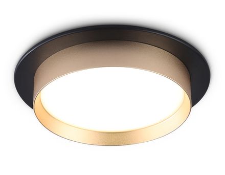 Светильник встраиваемый TN5228 BK/GD черный/золото GX53 max 12W D110*35