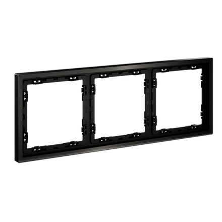 VLSM120312 Рамка металлическая на 3 поста, S70 Metal (антрацит). (ТМ Maytoni)