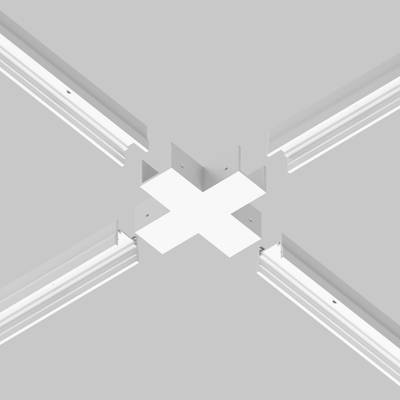 Коннектор X-образный для профиля Elasity IP O-TR001-CC-W. TM Maytoni