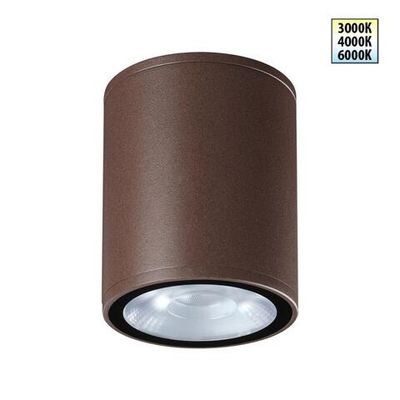 359536 STREET NT25 698  коричневый Светильник ландшафтный с переключ. цветовой температуры IP65 LED 10W 100-240V 3000К\4000К\6000К TUMBLER