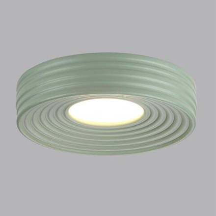 7703/40L AVRA LED SN 044 Светильник металл/пластик/белый/зеленый LED 40Вт 4000K D470 IP20 MACARON
