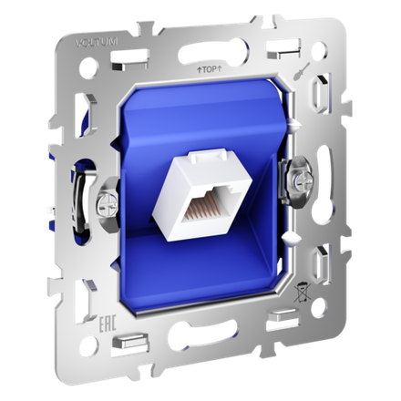 VLS0601M Механизм розетки компьютерной RJ45 кат.6, S70. (ТМ Maytoni)