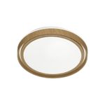 7640/DL BASICA SN 116 Светильник пластик/корич. под дер. LED 48Вт 4000K D390 IP43 RUX WOOD