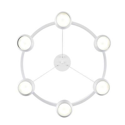 8254/6 COMFI LN26 246 белый, металл Светильник подвесной LED GX53 6*7W 220V LUAZANA