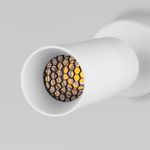 Настенный светодиодный светильник в стиле минимализм 20097/1 LED белый