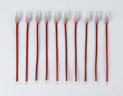 Соединитель гибкий односторонний для светодиодной ленты COB 12/24V (2 конт.) 150 мм GS7401 (10шт)
