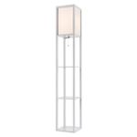 8089/1F COMFI LN25 белый, дерево/текстиль Торшер Е27 1*60W 220V PRACTIC